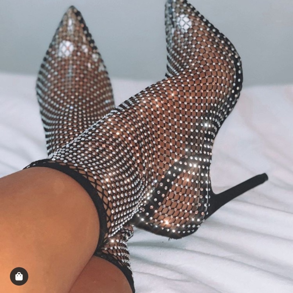 Fishnet Heels